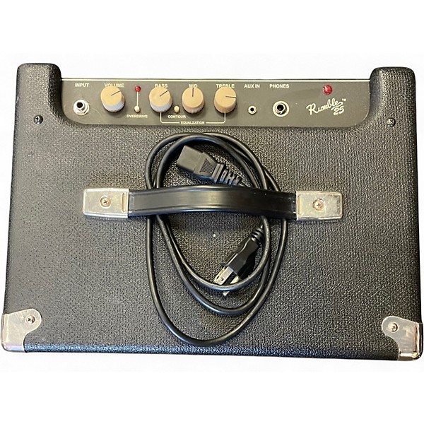Used Fender Rumble 25 25W 1x10 Bass Combo Amp
