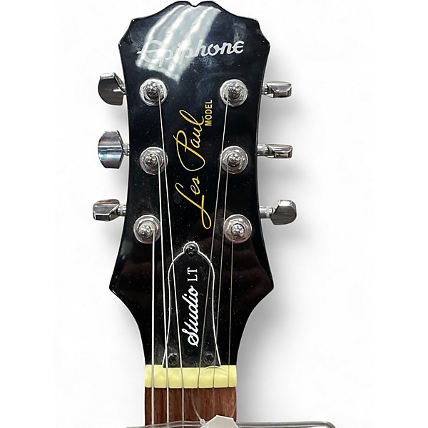 Used Epiphone Les Paul Studio LT Black Solid Body Electric Guitar