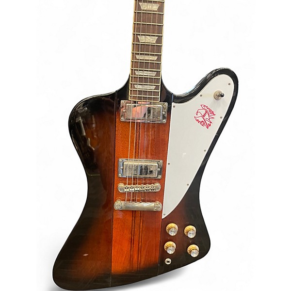 Used Epiphone Firebird 2 Tone Sunburst Solid Body Electric Guitar