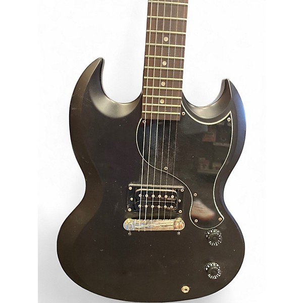Used Epiphone SG Junior Black Solid Body Electric Guitar