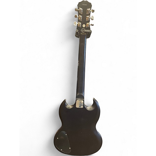 Used Epiphone SG Junior Black Solid Body Electric Guitar