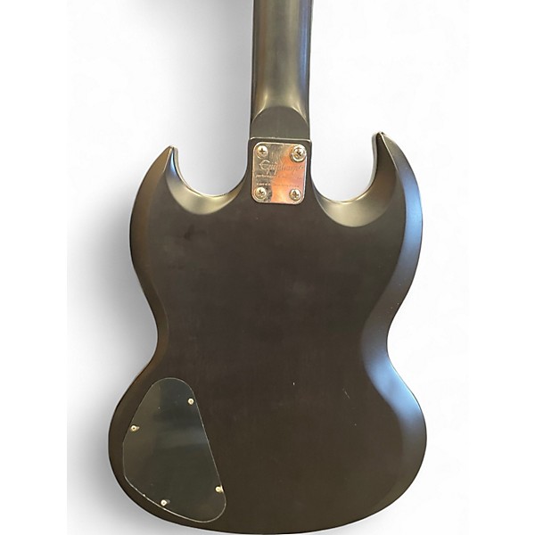 Used Epiphone SG Junior Black Solid Body Electric Guitar