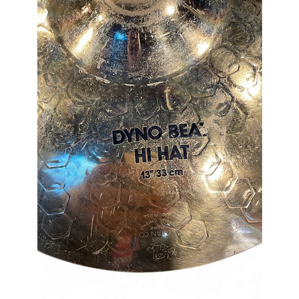 Used Zildjian 13in Z DYNO BEAT HI HAT BOTTOM Cymbal