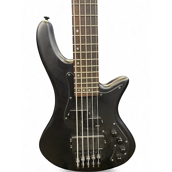 Used Schecter Guitar Research STEALTH 5 Black Electric Bass Guitar