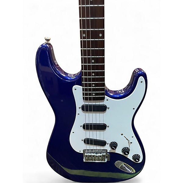 Used Hondo hondo2 Blue Solid Body Electric Guitar