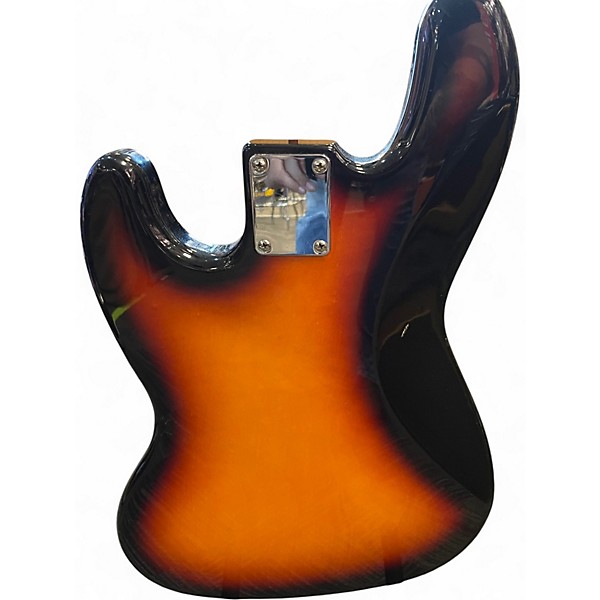 Used Fender American Standard Jazz Bass 2 Tone Sunburst Electric Bass Guitar