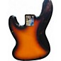 Used Fender American Standard Jazz Bass 2 Tone Sunburst Electric Bass Guitar