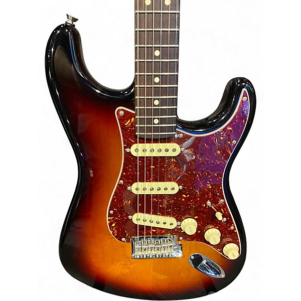 Used Fender American Professional II Stratocaster 3 Color Sunburst Solid Body Electric Guitar