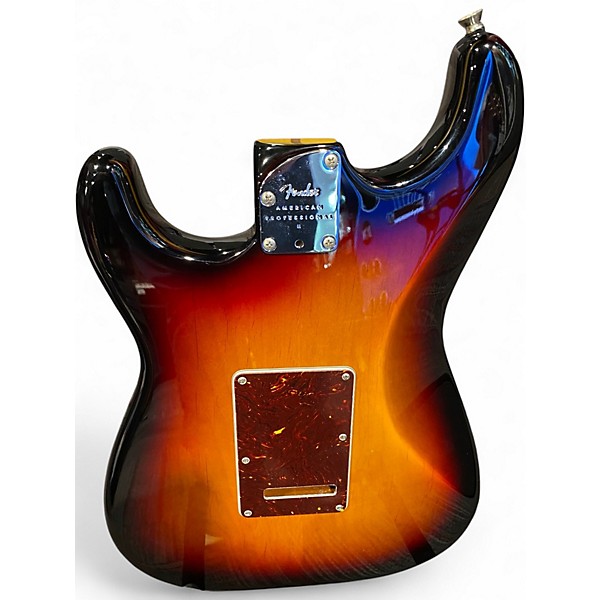 Used Fender American Professional II Stratocaster 3 Color Sunburst Solid Body Electric Guitar