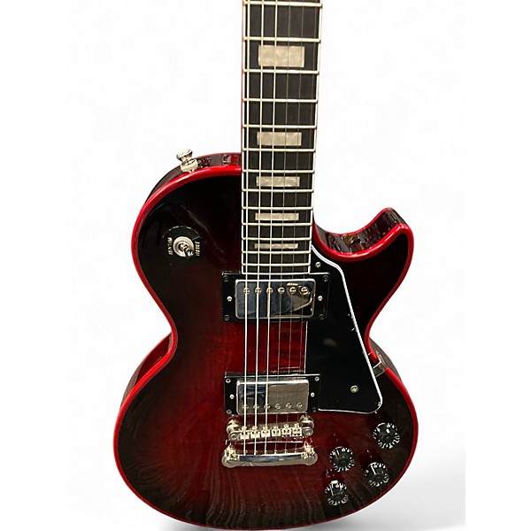 Used Epiphone Les Paul Custom Widow Crimson Red Burst Solid Body Electric Guitar
