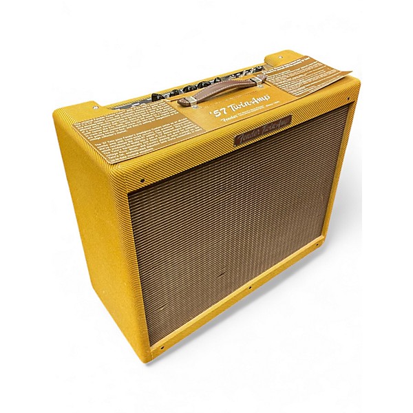 Used Fender 1957 Reissue Twin 40W 2x12 Tweed Tube Guitar Combo Amp
