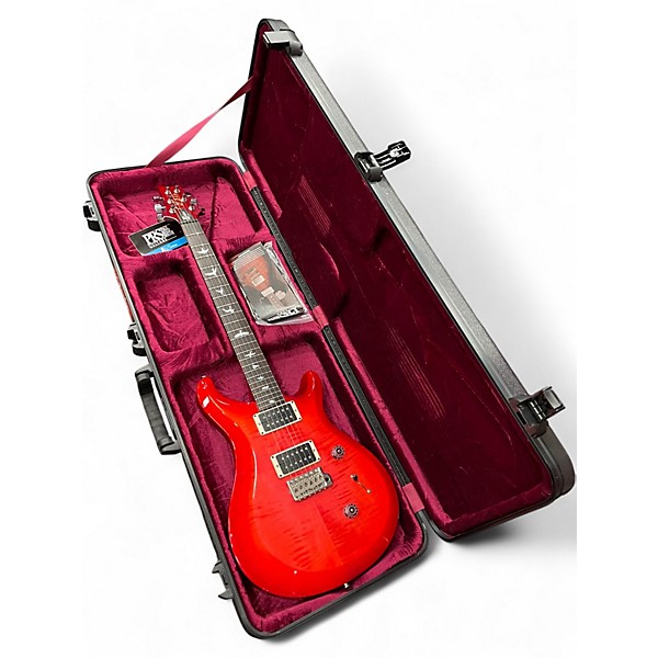 Used PRS S2 Custom 24 Trans Amber Solid Body Electric Guitar