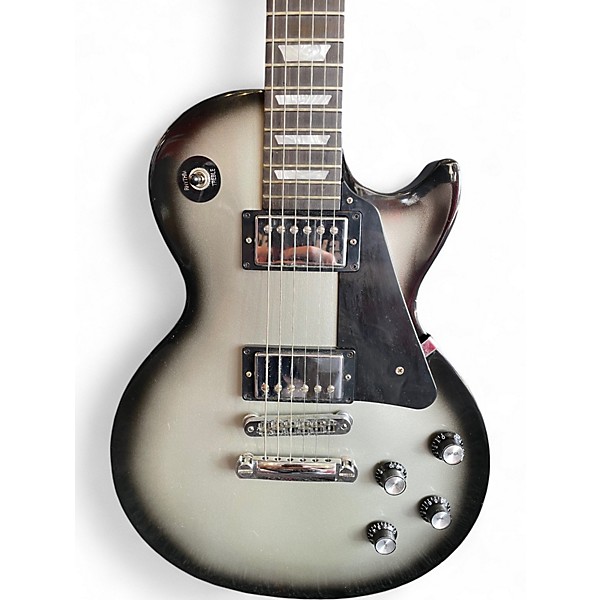 Used Gibson Les Paul Studio Silverburst Solid Body Electric Guitar