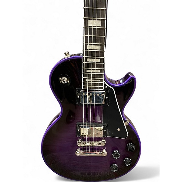 Used Epiphone LES PAUL CUSTOM WIDOW PURPLE BURST Solid Body Electric Guitar