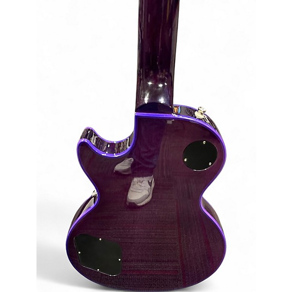 Used Epiphone LES PAUL CUSTOM WIDOW PURPLE BURST Solid Body Electric Guitar