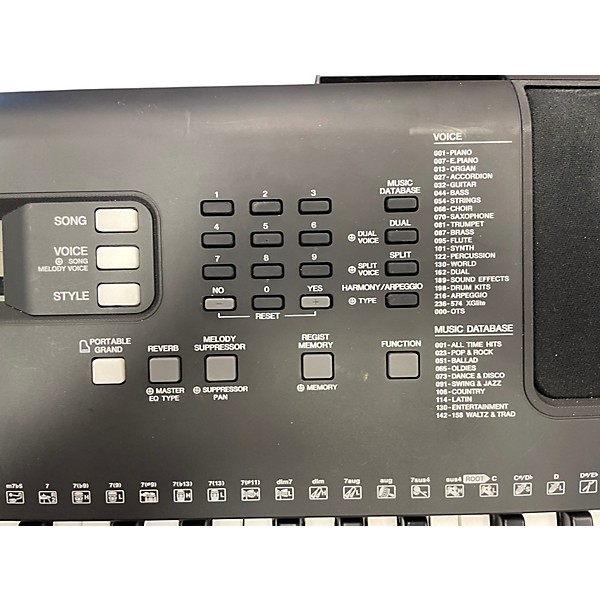 Used Yamaha PSRE363 61 Key Portable Keyboard
