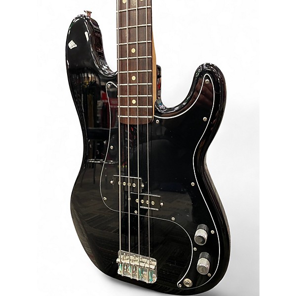 Used Fender Standard Precision Bass BLACK Electric Bass Guitar