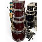Used PDP by DW 5 Piece 5 Piece ENCORE 5 RED SPARKLE Drum Kit RED SPARKLE Drum Kit