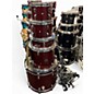 Used PDP by DW 5 Piece 5 Piece ENCORE 5 RED SPARKLE Drum Kit RED SPARKLE Drum Kit