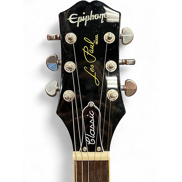Used Epiphone Les Paul Classic Sunburst Solid Body Electric Guitar