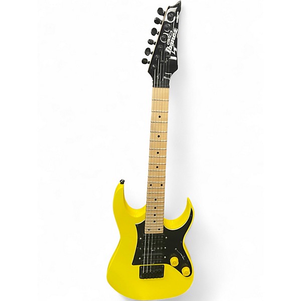 Used Ibanez GDTM21 Mikro METALLIC YELLOW Solid Body Electric Guitar