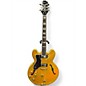 Used Epiphone Sheraton Left Handed Natural Hollow Body Electric Guitar thumbnail