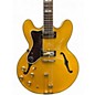 Used Epiphone Sheraton Left Handed Natural Hollow Body Electric Guitar