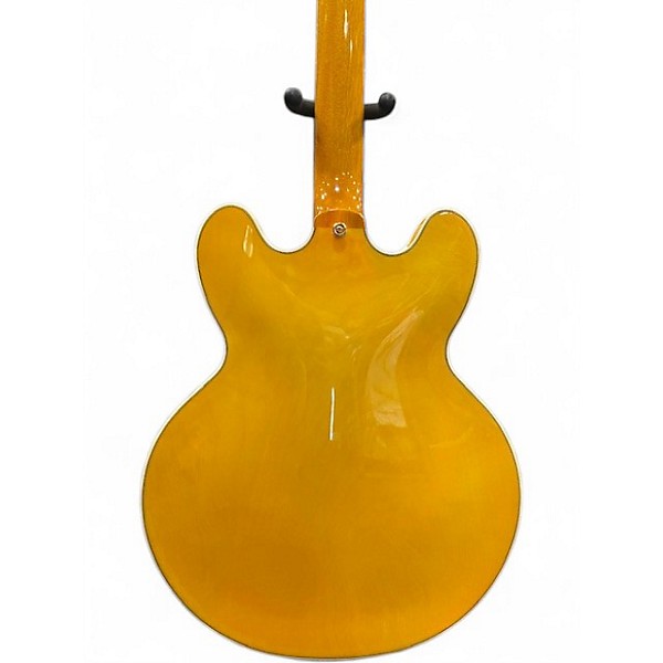 Used Epiphone Sheraton Left Handed Natural Hollow Body Electric Guitar