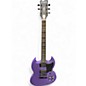 Used Westcreek Racer Double-Cut Matte Purple Solid Body Electric Guitar thumbnail