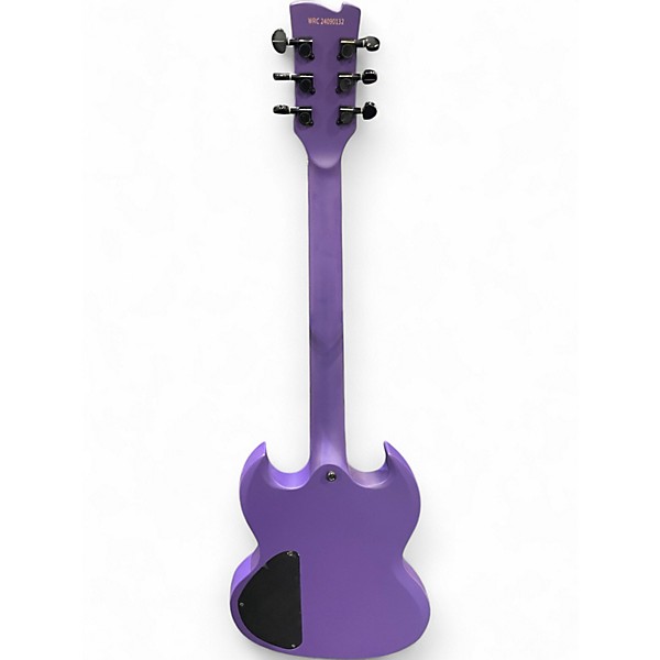 Used Westcreek Racer Double-Cut Matte Purple Solid Body Electric Guitar