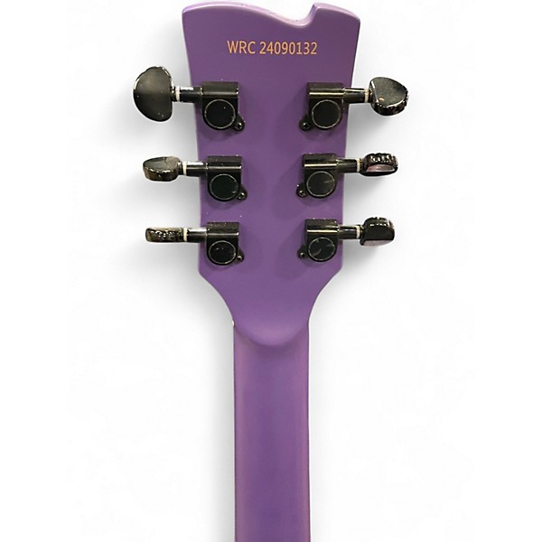Used Westcreek Racer Double-Cut Matte Purple Solid Body Electric Guitar
