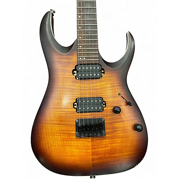 Used Ibanez RGA42FM Dragon Eye Solid Body Electric Guitar