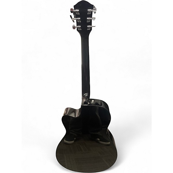 Used Fender FA135CE Concert Black Acoustic Electric Guitar