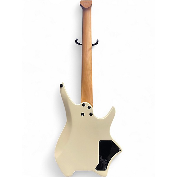 Used Hill HN3-LH White Electric Guitar
