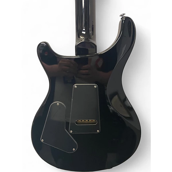 Used PRS SE Custom 24 Black Gold Sunburst Solid Body Electric Guitar