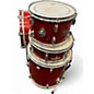 Used Tempo 4 Piece 4 Piece Red Sparkle Drum Kit
