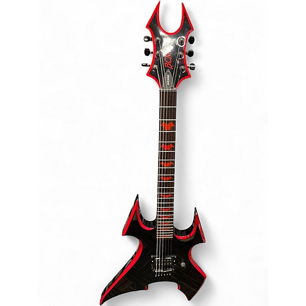 Used B.C. Rich ASOBO Avenge Son Of Beast Black with Red Solid Body Electric Guitar