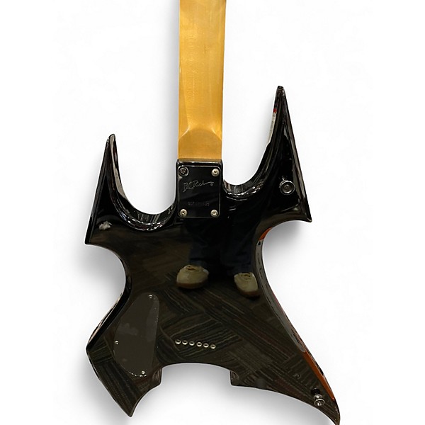 Used B.C. Rich ASOBO Avenge Son Of Beast Black with Red Solid Body Electric Guitar