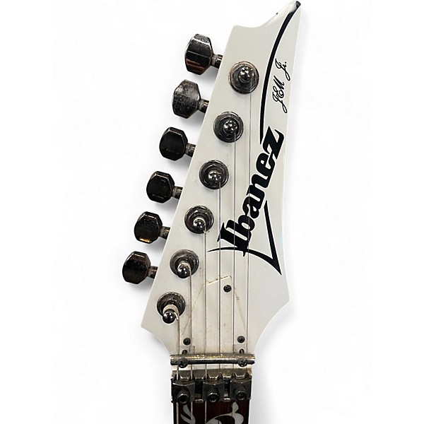 Used Ibanez JEMJR White Solid Body Electric Guitar
