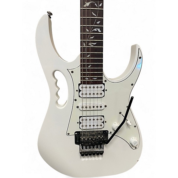 Used Ibanez JEMJR White Solid Body Electric Guitar
