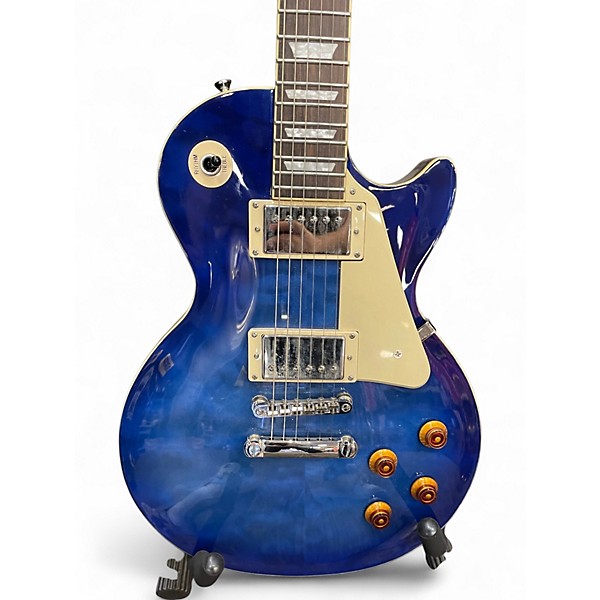 Used Epiphone Les Paul Standard Pro Blue Burst Solid Body Electric Guitar