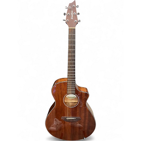 Used Breedlove Discovery Concert CE MH Natural Acoustic Electric Guitar