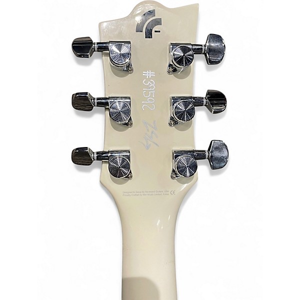Used Reverend ROBIN FINCK SIGNATURE W/ CASE Ice White Solid Body Electric Guitar
