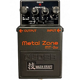 Used BOSS MT2W Metal Zone Waza Craft Effect Pedal