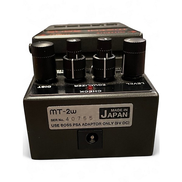 Used BOSS MT2W Metal Zone Waza Craft Effect Pedal