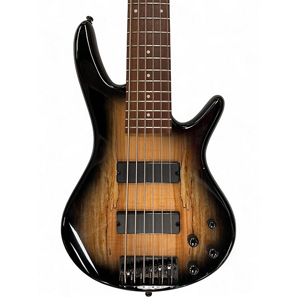 Used Ibanez GSR206SM NATURAL GRAY BURST Electric Bass Guitar