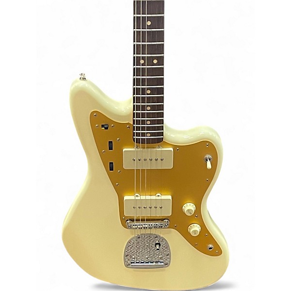 Used Squier J Mascis Jazzmaster Vintage White Solid Body Electric Guitar