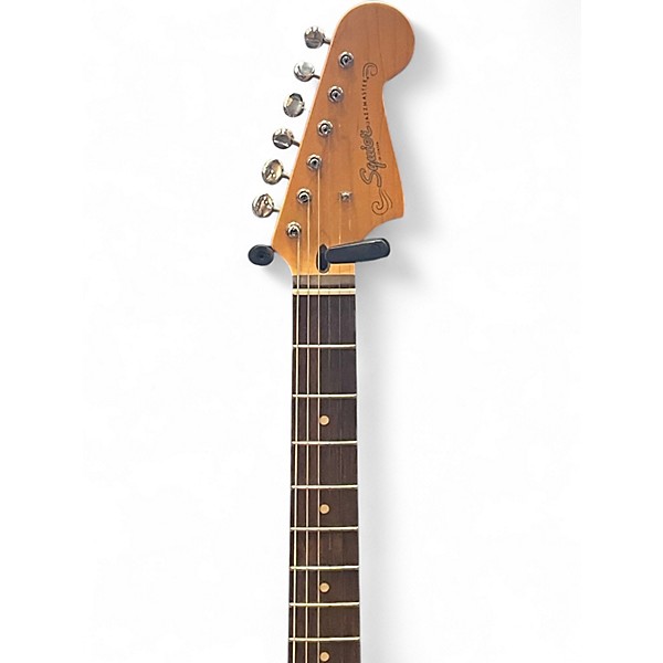 Used Squier J Mascis Jazzmaster Vintage White Solid Body Electric Guitar
