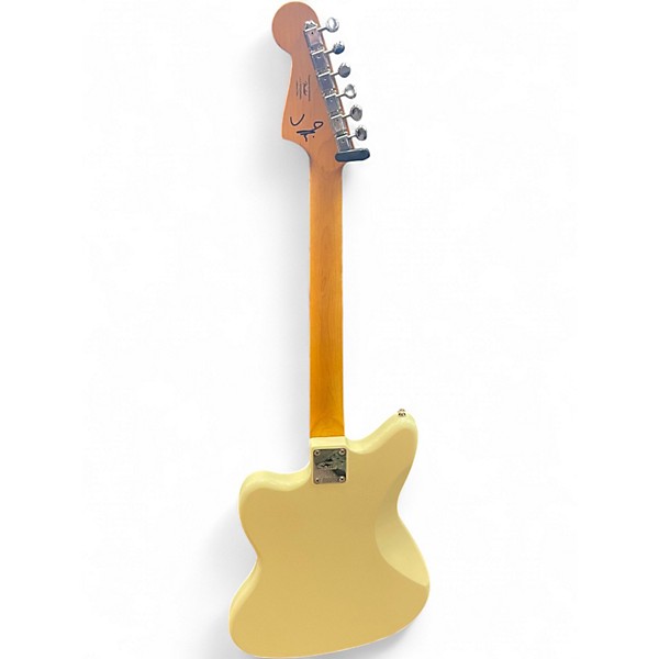 Used Squier J Mascis Jazzmaster Vintage White Solid Body Electric Guitar