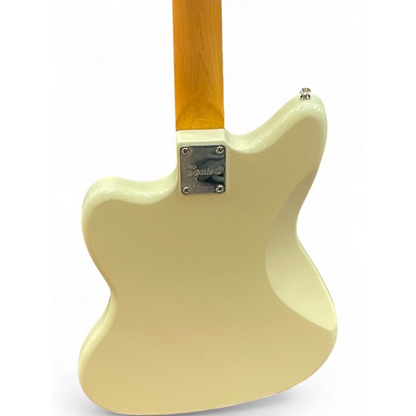 Used Squier J Mascis Jazzmaster Vintage White Solid Body Electric Guitar